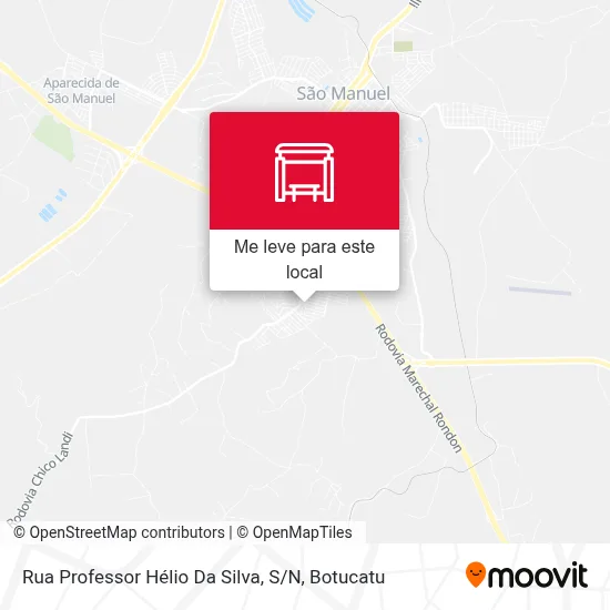 Rua Professor Hélio Da Silva, S / N mapa