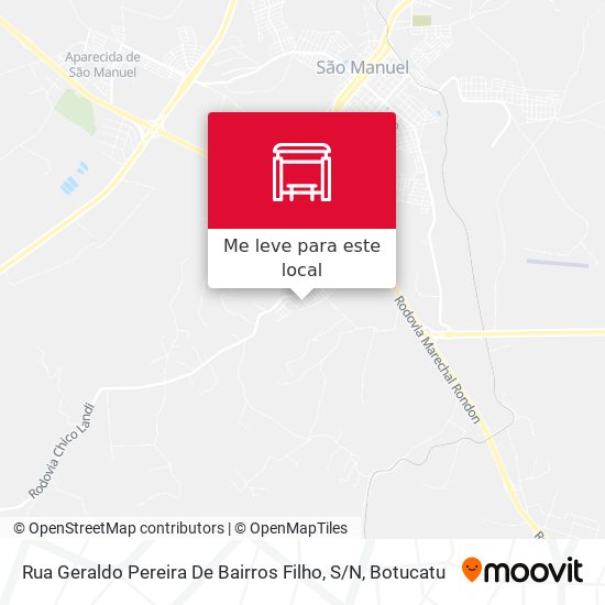 Rua Geraldo Pereira De Bairros Filho, S / N mapa