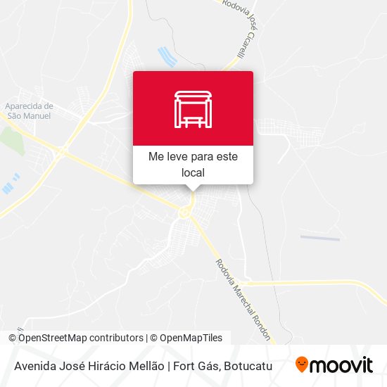 Avenida José Hirácio Mellão | Fort Gás mapa