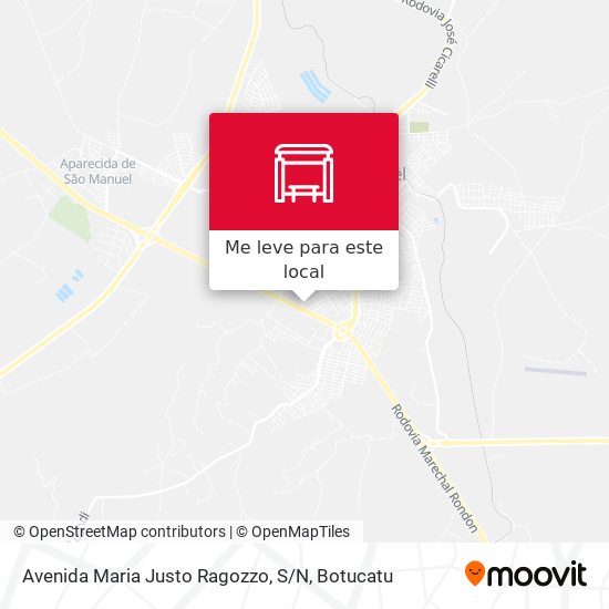 Avenida Maria Justo Ragozzo, S / N mapa