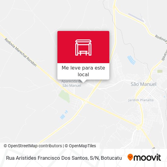 Rua Arístides Francisco Dos Santos, S / N mapa