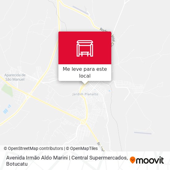 Avenida Irmão Aldo Marini | Central Supermercados mapa