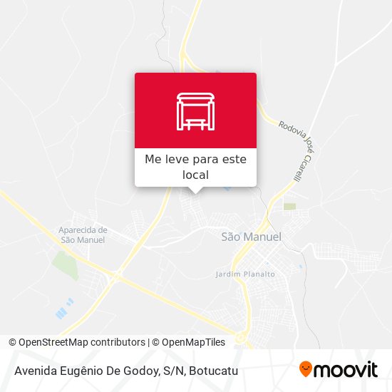 Avenida Eugênio De Godoy, S/N mapa