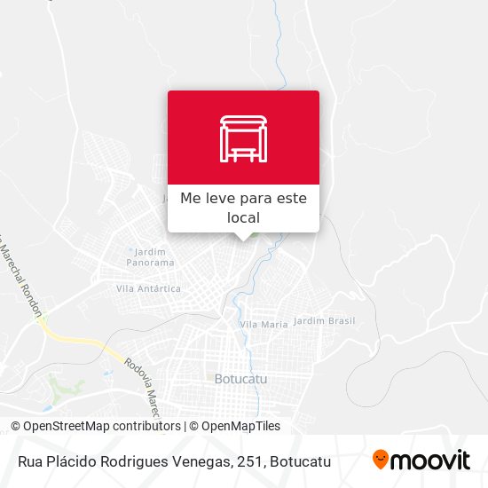 Rua Plácido Rodrigues Venegas, 251 mapa