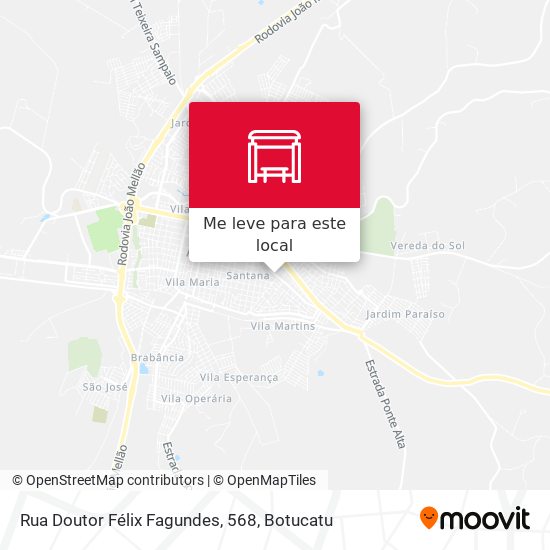 Rua Doutor Félix Fagundes, 568 mapa