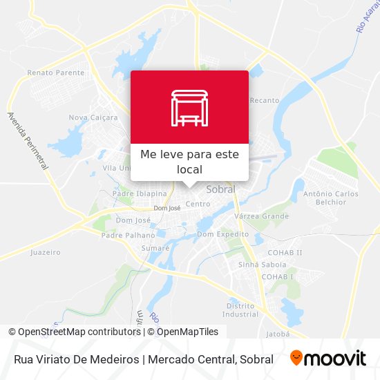 Rua Viriato De Medeiros | Mercado Central mapa