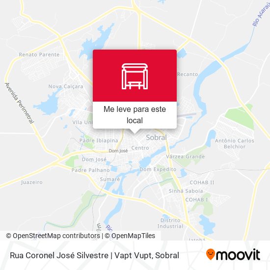 Rua Coronel José Silvestre | Vapt Vupt mapa