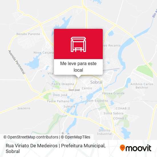 Rua Viriato De Medeiros | Prefeitura Municipal mapa