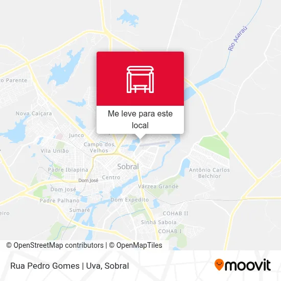 Rua Pedro Gomes | Uva mapa
