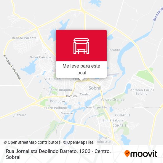 Rua Jornalista Deolindo Barreto, 1203 - Centro mapa