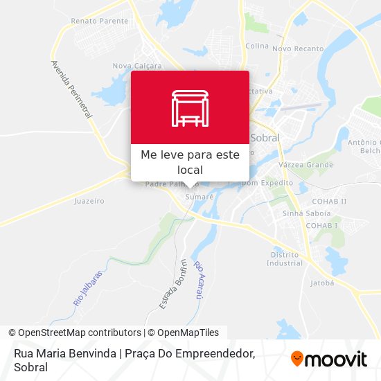 Rua Maria Benvinda | Praça Do Empreendedor mapa