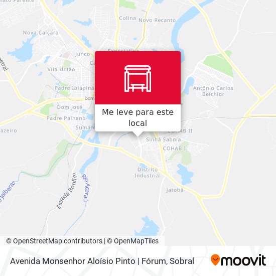 Avenida Monsenhor Aloísio Pinto | Fórum mapa