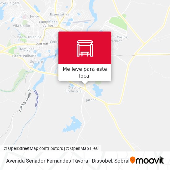 Avenida Senador Fernandes Távora | Dissobel mapa