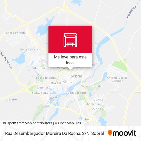 Rua Desembargador Moreira Da Rocha, S / N mapa