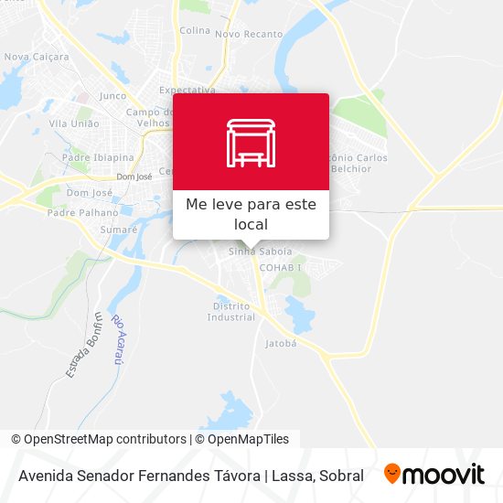 Avenida Senador Fernandes Távora | Lassa mapa