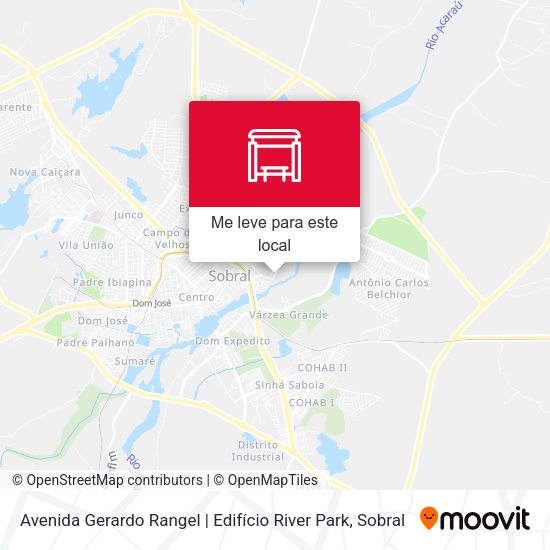 Avenida Gerardo Rangel | Edifício River Park mapa