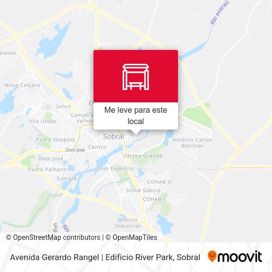 Avenida Gerardo Rangel | Edifício River Park mapa