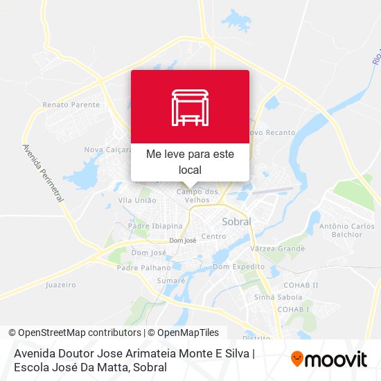 Avenida Doutor Jose Arimateia Monte E Silva | Escola José Da Matta mapa
