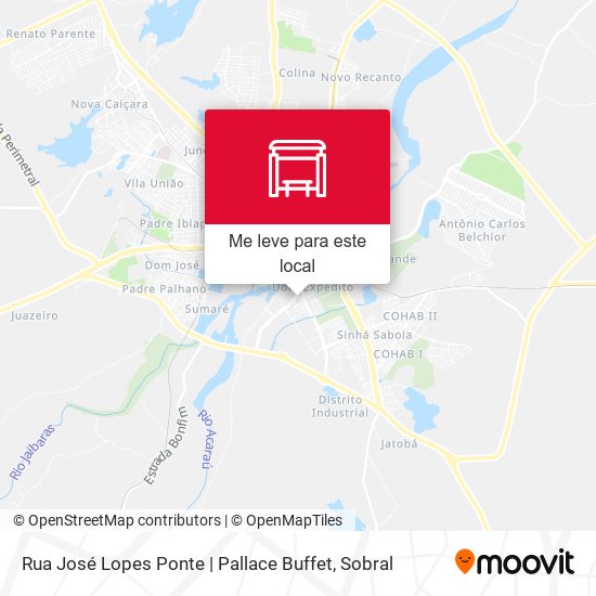 Rua José Lopes Ponte | Pallace Buffet mapa
