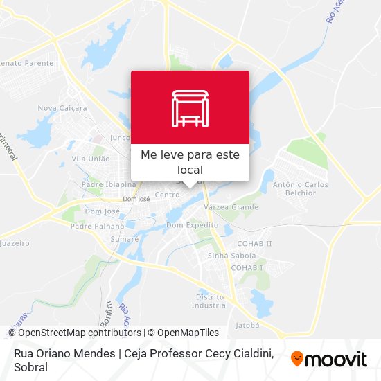 Rua Oriano Mendes | Ceja Professor Cecy Cialdini mapa