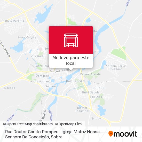 Rua Doutor Carlito Pompeu | Igreja Matriz Nossa Senhora Da Conceição mapa