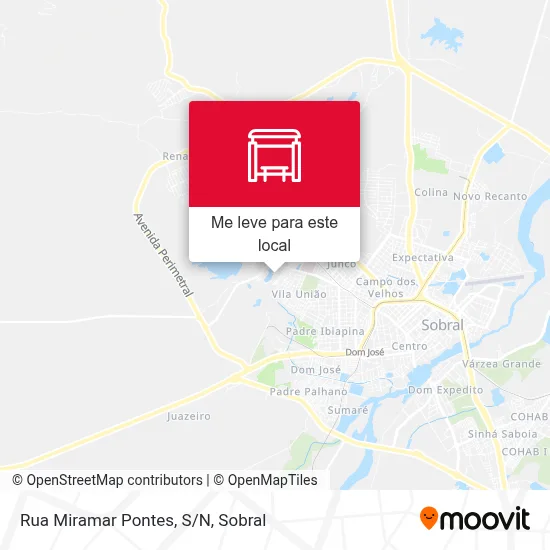 Rua Miramar Pontes, S/N mapa