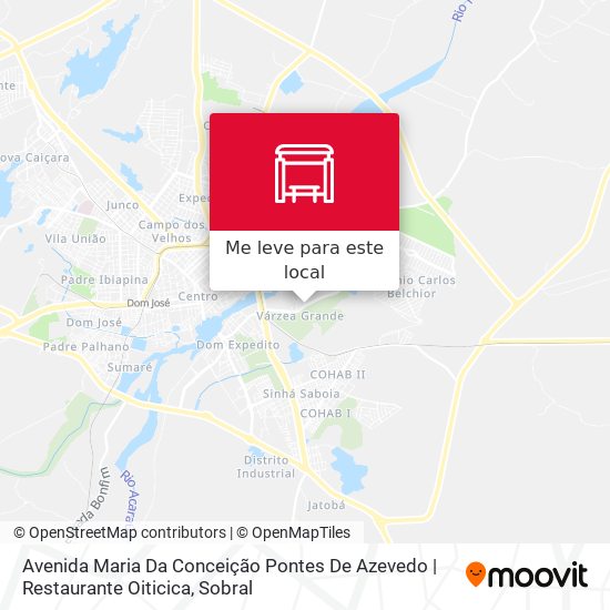 Avenida Maria Da Conceição Pontes De Azevedo | Restaurante Oiticica mapa