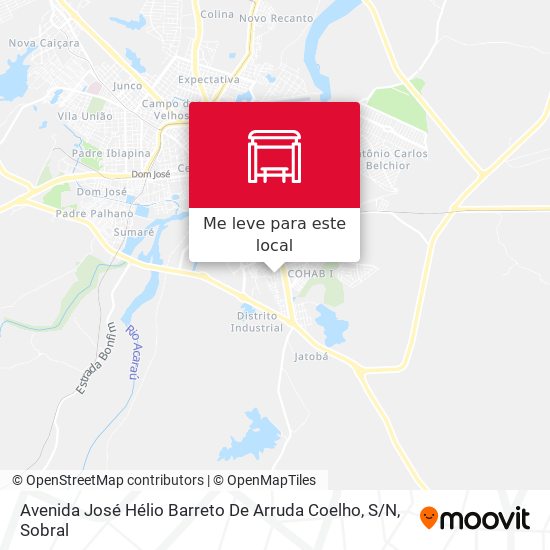 Avenida José Hélio Barreto De Arruda Coelho, S / N mapa