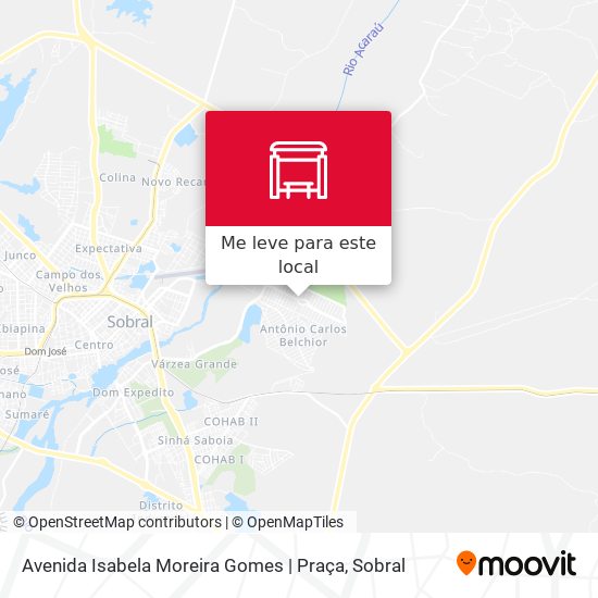 Avenida Isabela Moreira Gomes | Praça mapa