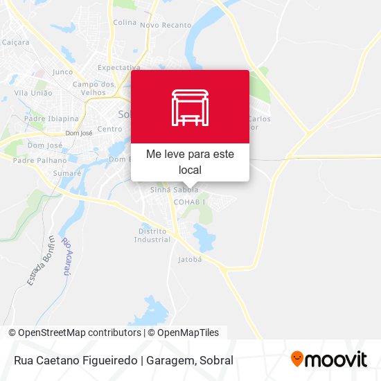 Rua Caetano Figueiredo | Garagem mapa