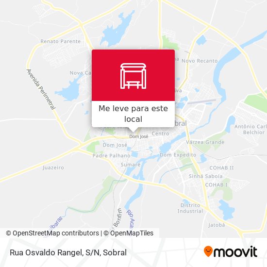 Rua Osvaldo Rangel, S/N mapa