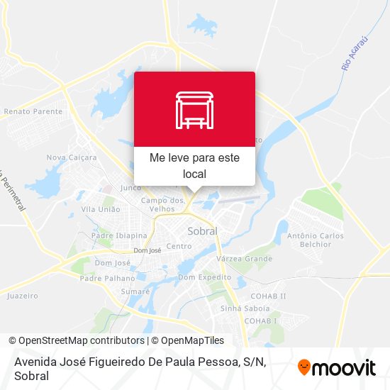 Avenida José Figueiredo De Paula Pessoa, S / N mapa