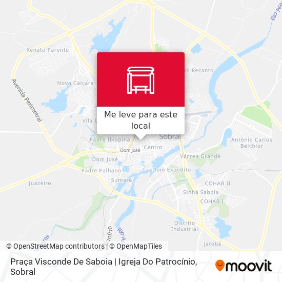 Praça Visconde De Saboia | Igreja Do Patrocínio mapa