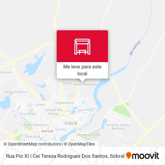 Rua Pio XI | Cei Tereza Rodrigues Dos Santos mapa
