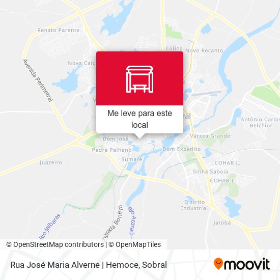 Rua José Maria Alverne | Hemoce mapa
