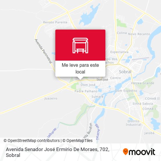Avenida Senador José Ermírio De Moraes, 702 mapa