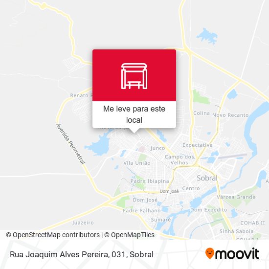 Rua Joaquim Alves Pereira, 031 mapa