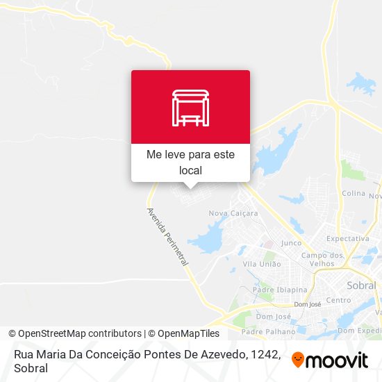 Rua Maria Da Conceição Pontes De Azevedo, 1242 mapa