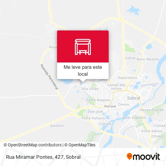 Rua Miramar Pontes, 427 mapa