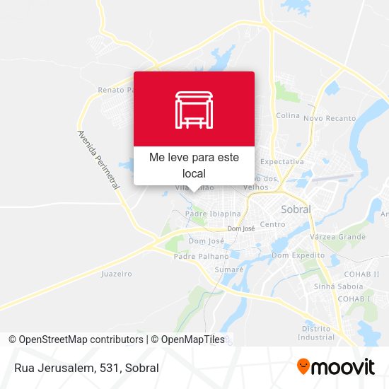 Rua Jerusalem, 531 mapa