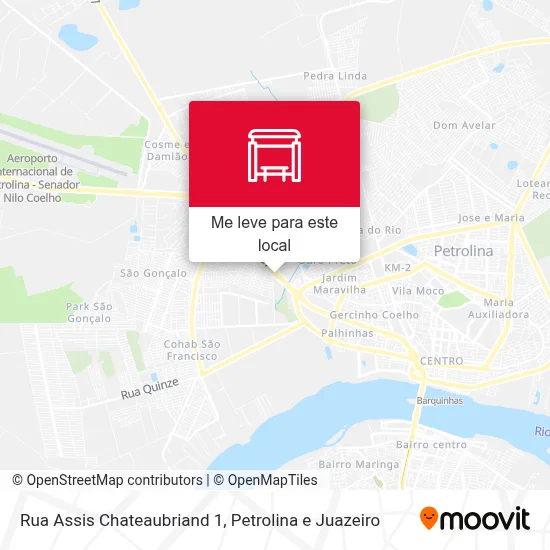 Rua Assis Chateaubriand 1 mapa