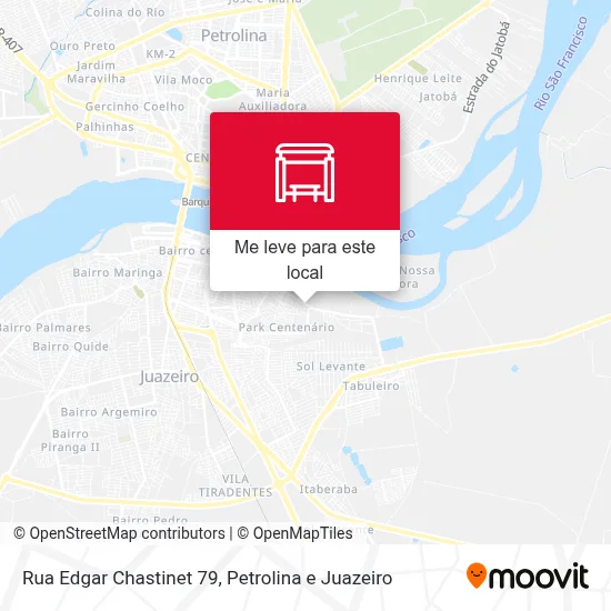 Rua Edgar Chastinet 79 mapa