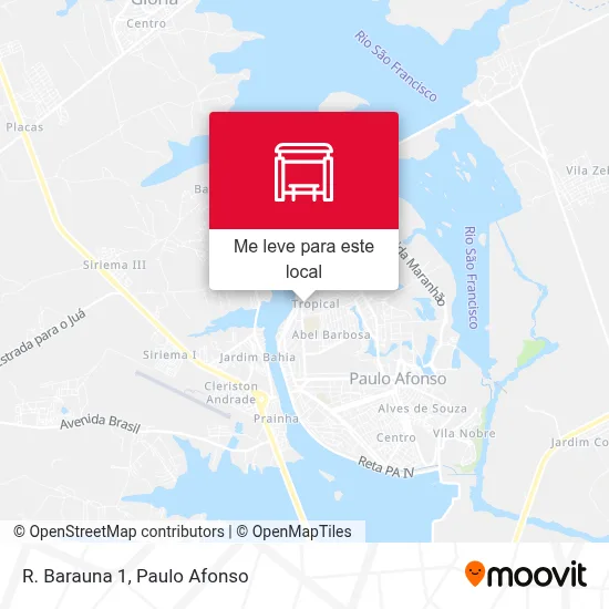 R. Barauna 1 mapa