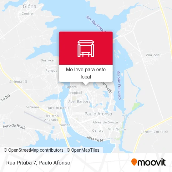 Rua Pituba 7 mapa