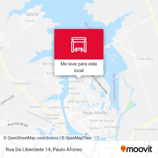 Rua Da Liberdade 14 mapa
