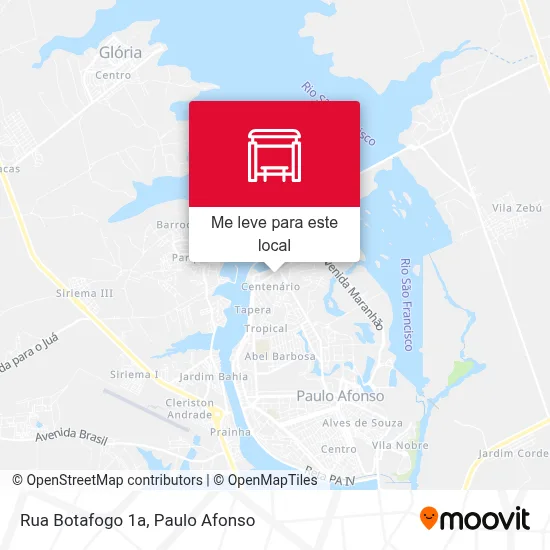 Rua Botafogo 1a mapa
