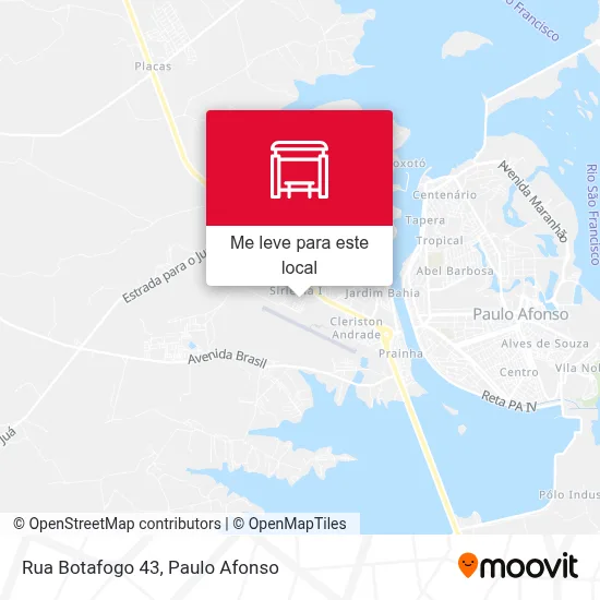 Rua Botafogo 43 mapa