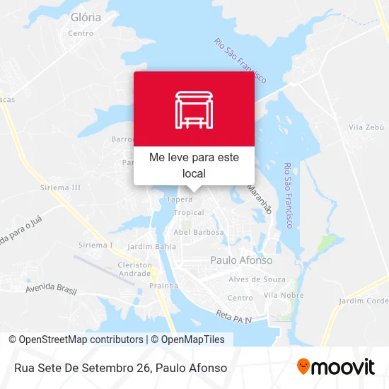 Rua Sete De Setembro 26 mapa