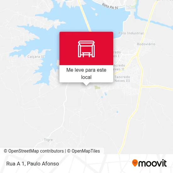 Rua A 1 mapa