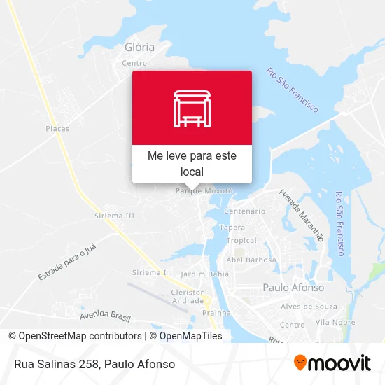 Rua Salinas 258 mapa